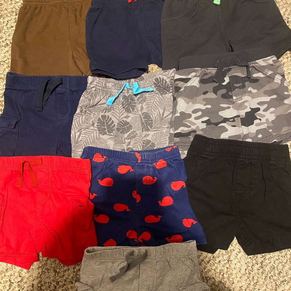 3-6 Months Baby Boy Shorts Lot